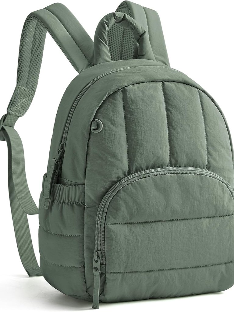 Mini Backpack For Women, Lightweight Puffer Small Backpack Purse, Quilted Casual